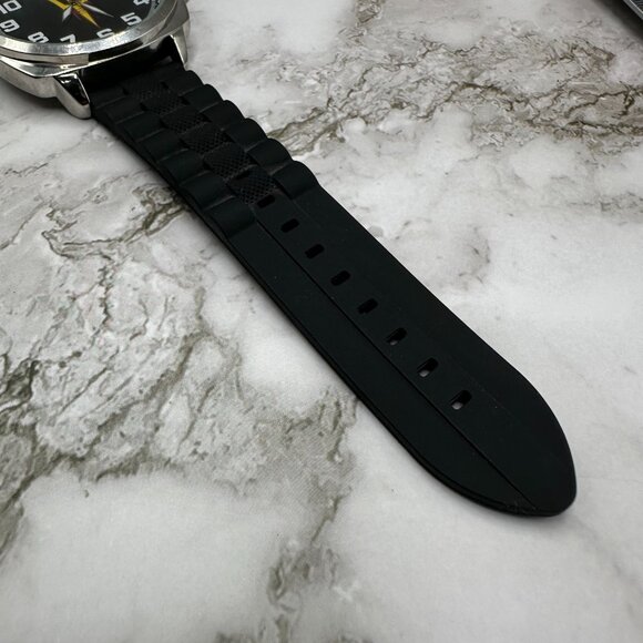 Game Time Arizona State Sun Devils Watch Men Silver Tone Black 50MM Large Dial - Picture 5 of 12